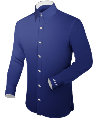 Eigen Ontwerp Overhemd with French Collar 2 Button
