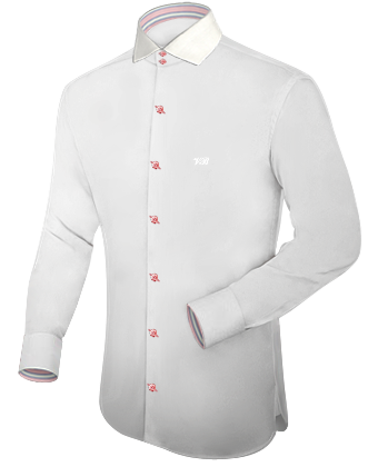 Hemden Voor Manchetknopen with Italian Collar 2 Button