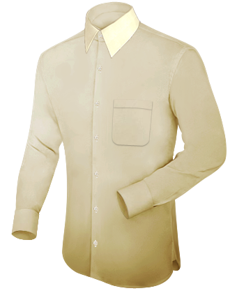 Italiaanse Herenmode Rotterdam with French Collar 1 Button