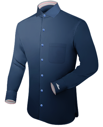 Italiaanse Overhemden 176 with Italian Collar 1 Button