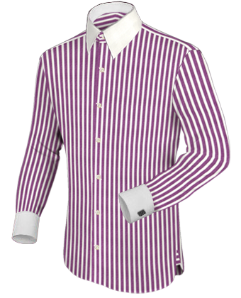 Kledingmerken Heren with French Collar 1 Button