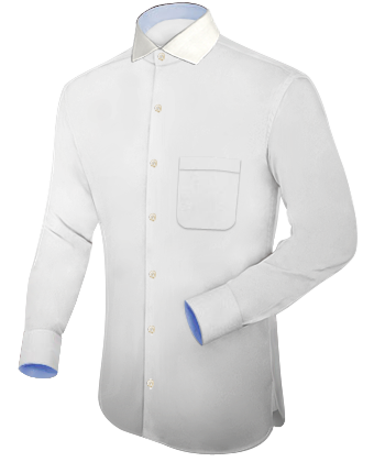 Italiaanseoverhemden with Italian Collar 1 Button