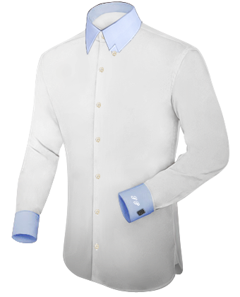 Italian Overhemd Casual with Hidden Button
