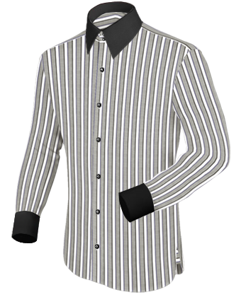 Kleine Maat Overhemden with French Collar 2 Button