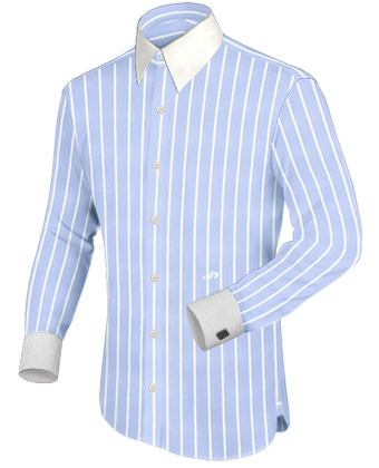 Dress Shirts with French Collar 1 Button