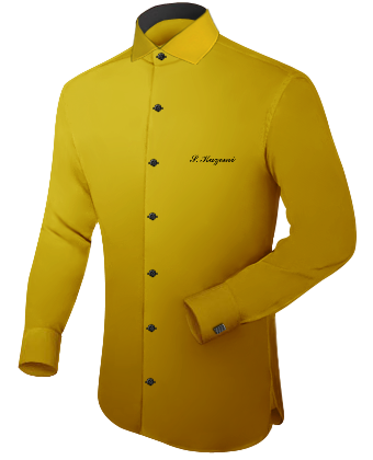 Maathemden Dames with Italian Collar 1 Button