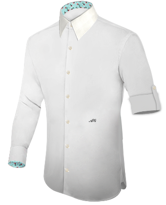 Order Tailored Shirts with French Collar 1 Button
