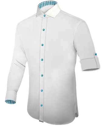 Overhemd Feestelijk Den Haag with Italian Collar 1 Button