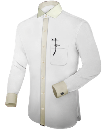 Overhemd Online Bestellen with Italian Collar 1 Button
