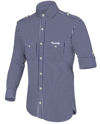Overhemd Voor Strik with Modern Collar