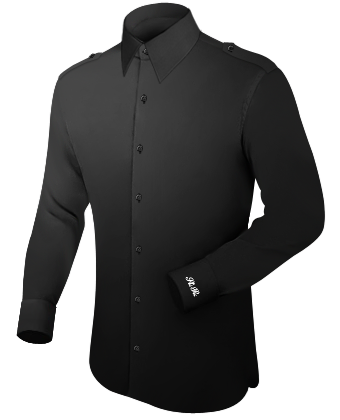 Overhemden Met Biezen En 3 Knoppen with French Collar 1 Button