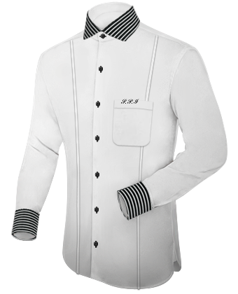 Overhemden Op Maat Laten Maken Linnen with Italian Collar 1 Button