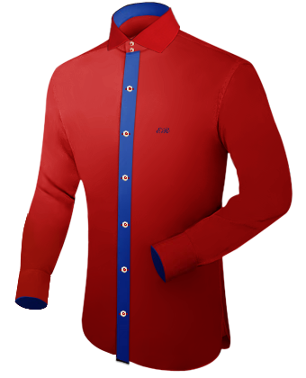 Overhemden Small with Italian Collar 2 Button