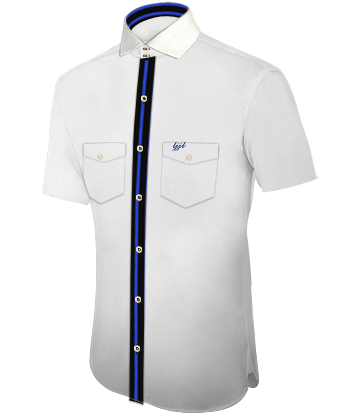 Shirt Om Maat with Italian Collar 2 Button
