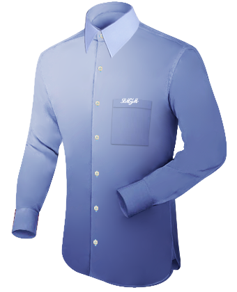 Shirt Op Maat Kreukvrij with French Collar 1 Button