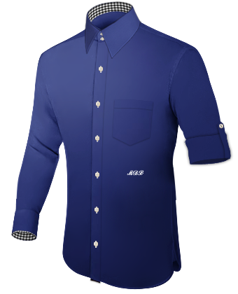 Shirts Op Maat with French Collar 2 Button