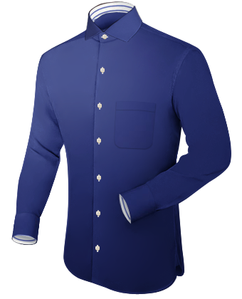 Shirts Op Maat Laten Maken with Italian Collar 1 Button