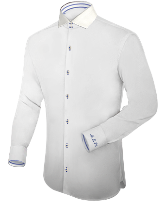 Tailor Made Italian Dress Shirts with Italian Collar 2 Button