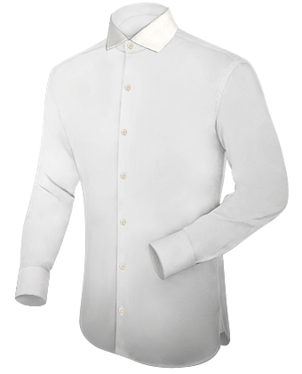 Tailormade Overhemd with Italian Collar 1 Button