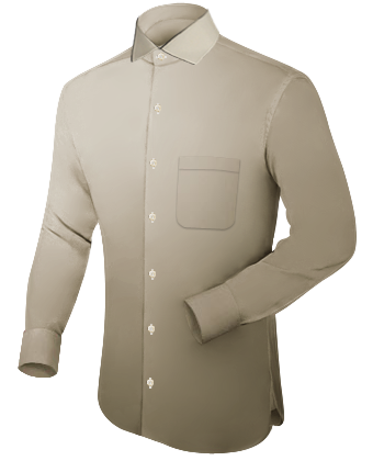 Theshirtmakers with Italian Collar 1 Button