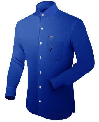 Zijden Hemden with Italian Collar 1 Button
