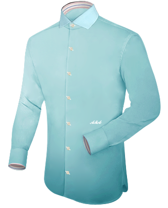 Overhemd Bedrukken with Italian Collar 1 Button