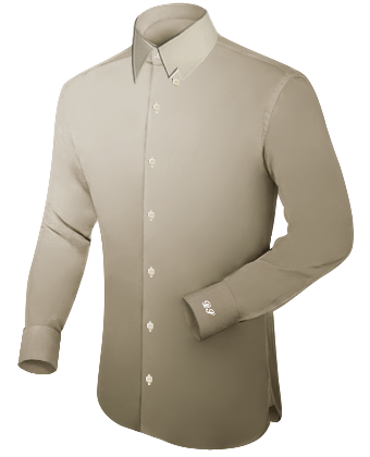 Slim Fit Overhemden with Hidden Button