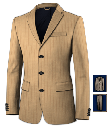 Outlet Dames Kostuums with 3 Buttons, Single Breasted