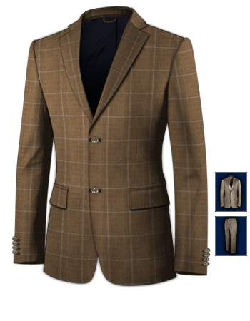 Kostuum Heren Antwerpen with 2 Buttons, Single Breasted