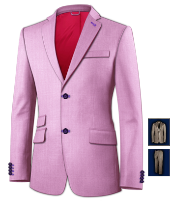 Trouwpak Heren Rotterdam with 2 Buttons, Single Breasted