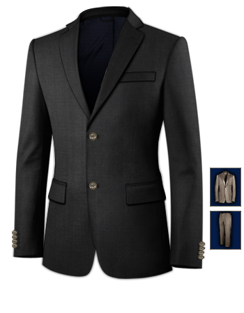 Mode Herenpakken with 2 Buttons, Single Breasted