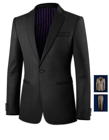 Pakken Verkleinen with 1 Button, Single Breasted