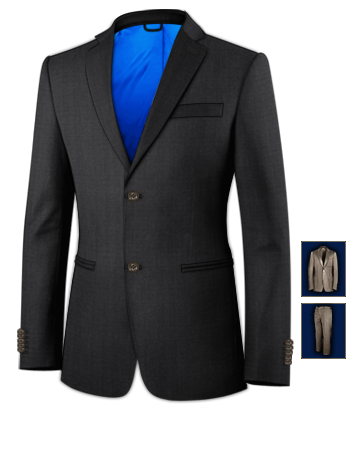 Tailor Made Suits with 2 Buttons, Single Breasted