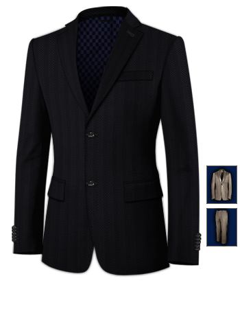 Heren Colberts with 2 Buttons, Single Breasted